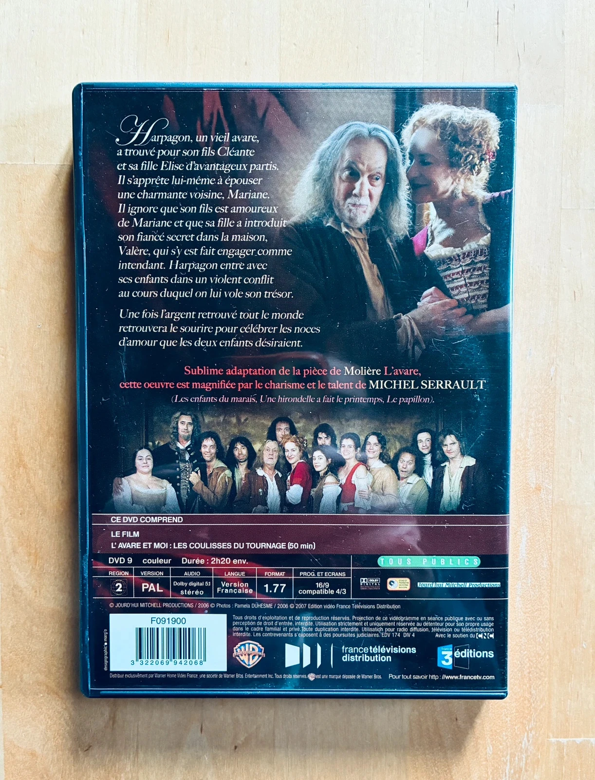 DVD The Miser Michel Serrault. – photo 3